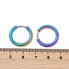 202 Stainless Steel Huggie Hoop Earrings LS-EJEW-F111A-18mm-RC-5