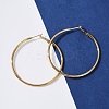 201 Stainless Steel Hoop Earrings EJEW-F188-24G-C-5