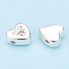 Brass Micro Pave Cubic Zirconia Beads FIND-Z035-18S-3