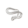 304 Stainless Steel Open Cuff Rings for Women LS-RJEW-K303-06P-2