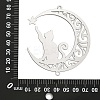 201 Stainless Steel Laser Cut Connector Charms X-STAS-Z116-06P-3