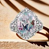 Alloy Resin Finger Rings for Women PW-WGB4259-01-3