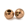Round Ion Plating(IP) 202 Stainless Steel Beads STAS-O091-C-04RG-2