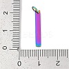 Ion Plating(IP) 304 Stainless Steel Pendants STAS-I311-14C-RC-3