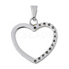 304 Stainless Steel Pendants STAS-S162-23P-1