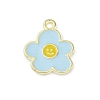 Alloy Enamel Pendants ENAM-F152-03G-01-1