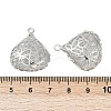Brass with Clear Cubic Zirconia Pendants KK-G532-22P-3