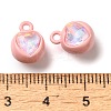 Spray Paint Alloy Rhinestone Pendants PALLOY-S186-11J-2