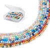 7 Strand 7 Colors Glass Beads Strands GLAA-YS0001-06-1
