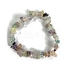 Natural Fluorite Stretch Bracelets PW-WG56138-04-1