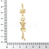 Brass Micro Pave Clear Cubic Zirconia Pendants LS-KK-D101-01C-G-3