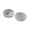 Non-Tarnish 316 Surgical Stainless Steel Cabochon Tray Settings STAS-I187-06B-P-3