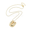 Brass Micro Pave Cubic Zirconia Letter Pendant Necklaces KK-Z069-01G-U-2