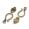 Alloy Hook Clasps PALLOY-2781-AB-FF-2
