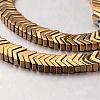 Electroplate Non-magnetic Synthetic Hematite Bead Strands G-F300-19-03-1