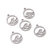 Non-Tarnish 201 Stainless Steel Charms STAS-G281-01P-01-3