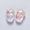 Transparent Spray Painted Glass Beads GLAA-S190-004A-03-2
