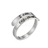 201 Stainless Steel Finger Rings FS-WGA0219-01-1