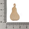 Thanksgiving Day Golden Tone Alloy Enamel Pendants ENAM-M002-02G-G-3