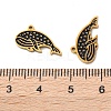 Ion Plating(IP) 304 Stainless Steel Enamel Pendants STAS-M102-57G-3