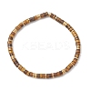 Natural Tiger Eye Beads Stretch Bracelet for Women BJEW-JB13215-03-2