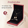Rectangle PU Leather with Lint Jewelry Storage Box AJEW-WH0505-86A-02-2