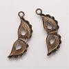 Tibetan Style Alloy Pendants TIBEP-A12590-AB-NR-2