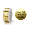 Flat Round Paper Thank You Stickers DIY-C042-09B-1