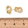 Brass Fold Over Clasps KK-H483-16G-4