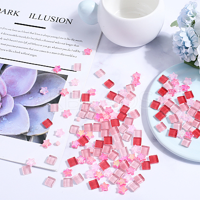 Gradient Color Glass Mosaic Tiles MOSA-WH0001-05D-1