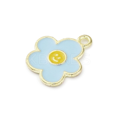 Alloy Enamel Pendants ENAM-F152-03G-01-1