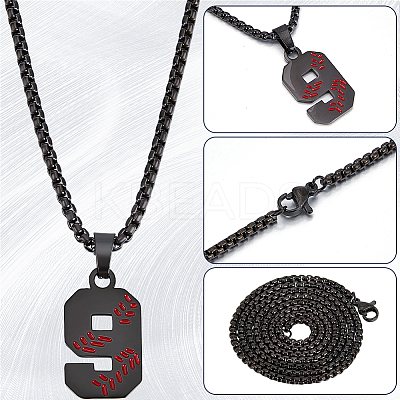 667 Stainless Steel Box Chain Necklaces NJEW-BBC0001-35D-EB-1