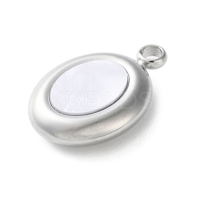 304 Stainless Steel Acrylic Pendants STAS-M091-02E-P-1