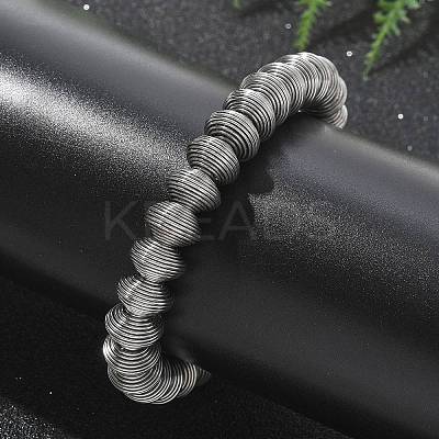 304 Stainless Steel Stretch Bangles for Women LS-BJEW-P315-02D-P-1