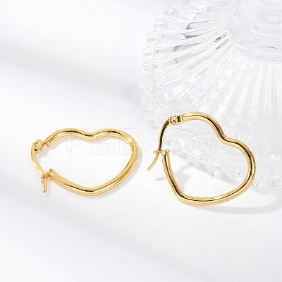 201 Stainless Steel Hoop Earrings EJEW-I245-27F-1
