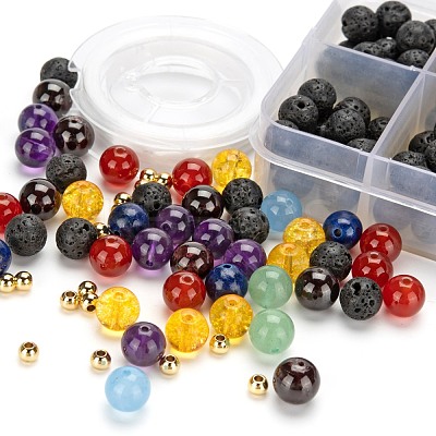 DIY Chakra Jewelry Making Kits DIY-FS0001-06-1