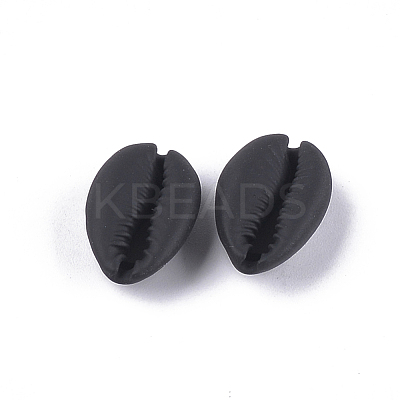 Spray Painted Cowrie Shell Beads SSHEL-T008-12B-1