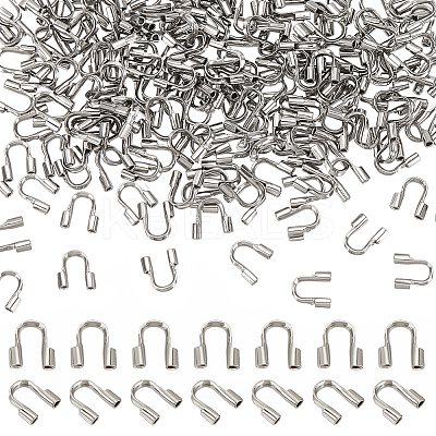 200Pcs 304 Stainless Steel Wire Guardian and Protectors STAS-PH0005-54-1