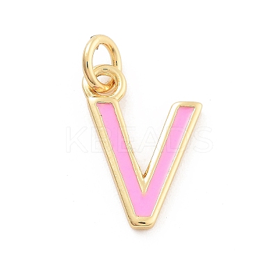 Rack Plating Brass Pendants KK-C065-02V-G-1
