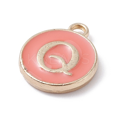 (Defective Closeout Sale Border damaged) Golden Plated Alloy Enamel Charms LS-ENAM-XCP0001-20Q-1