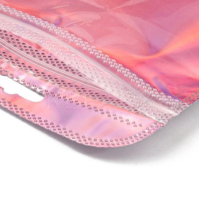 Plastic Glitter Holographic Packaging Yin-yang Resealable Bags OPP-D003-04F-1