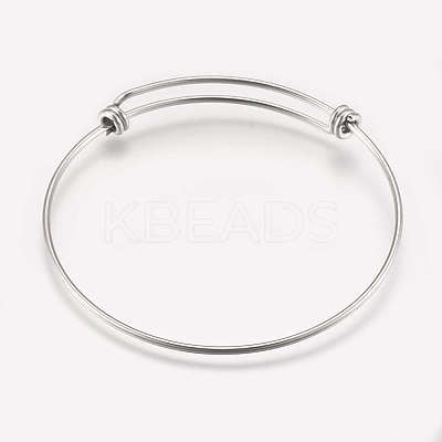 Tarnish Resistant 304 Stainless Steel Expandable Bangles LS-STAS-K182-20P-1