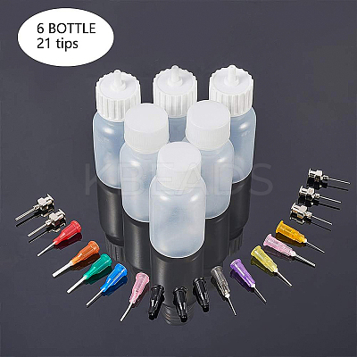 Plastic Fluid Precision Blunt Needle Dispense Tips TOOL-BC0008-37-1