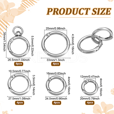 22Pcs DIY Jewelry Making Findings Kits DIY-BC0015-19P-1