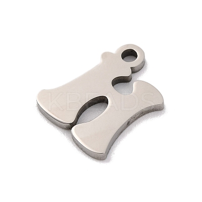 Non-Tarnish 201 Stainless Steel Charms STAS-U016-01P-H-1