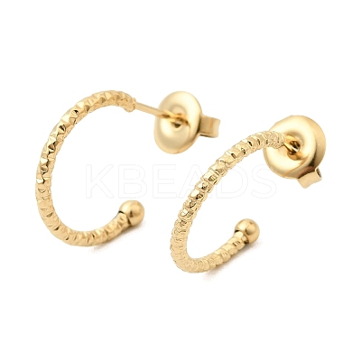 304 Stainless Steel Stud Earring Findings STAS-C161-06G-1