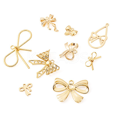 18Pcs 9 Styles Brass Pendants KK-TA0001-87-1