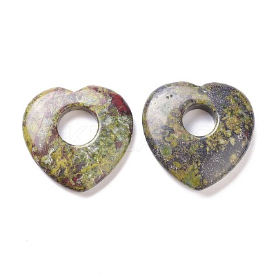 Natural Dragon Blood Pendants G-F708-04B-1