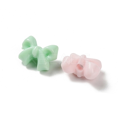 Opaque Acrylic Beads SACR-D009-01B-1