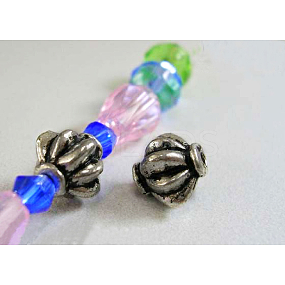 Tibetan Style Alloy Spacer Beads X-AB73-1